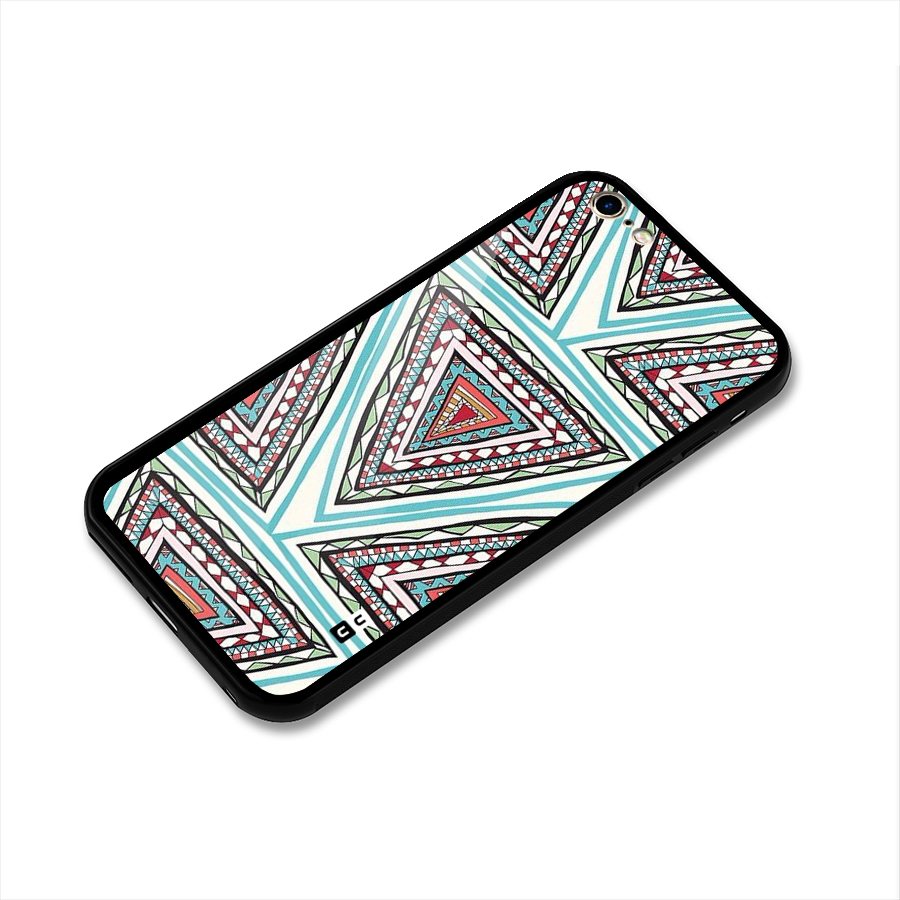 Triangle Abstract Mode Glass Back Case for iPhone 6 Plus 6S Plus