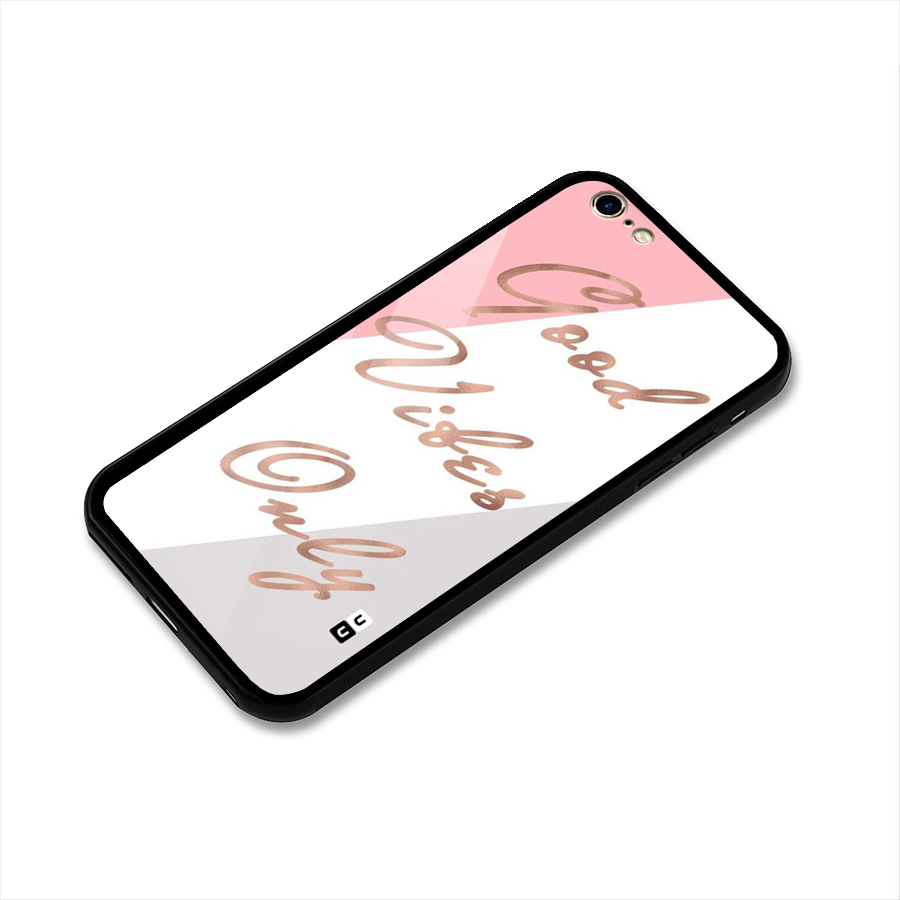Vibes Classic Stripes Glass Back Case for iPhone 6 Plus 6S Plus