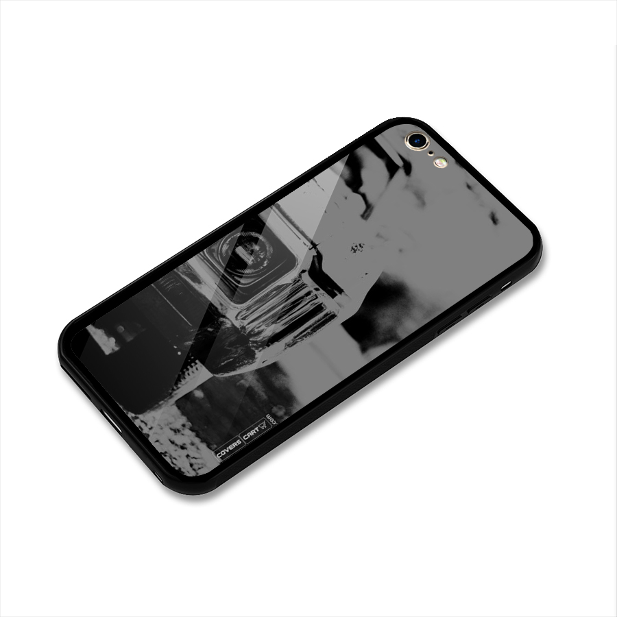 Vintage Car Black and White Glass Back Case for iPhone 6 Plus 6S Plus