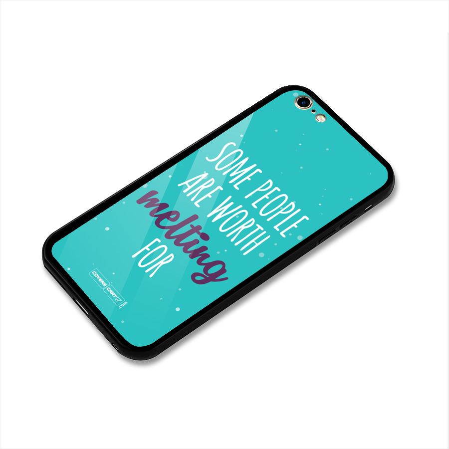 Worth Melting For Glass Back Case for iPhone 6 Plus 6S Plus