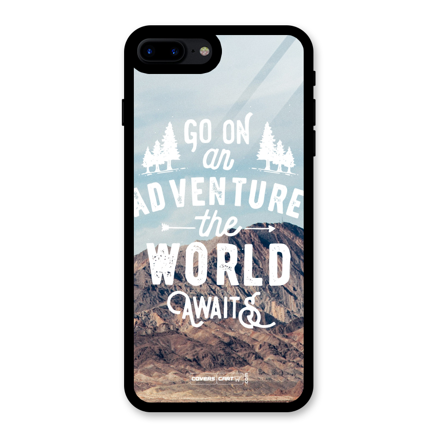 Adventure World Glass Back Case for iPhone 7 Plus