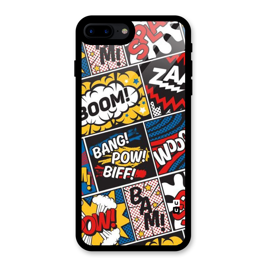 Bam Pattern Glass Back Case for iPhone 7 Plus