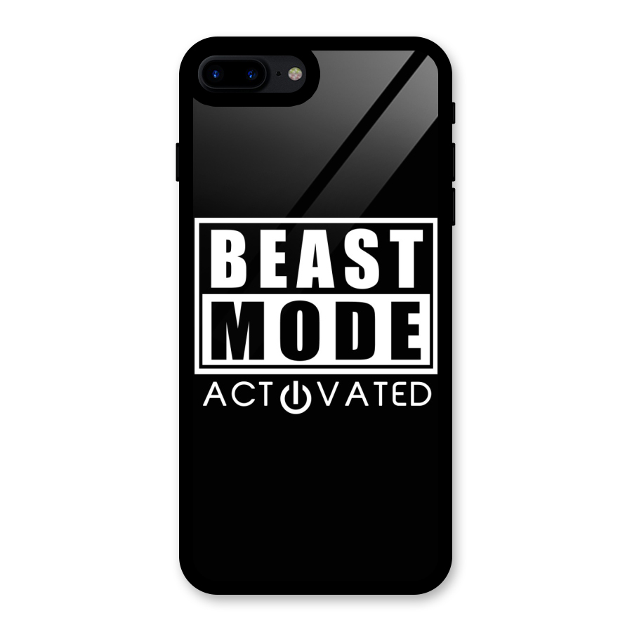 Beast Mode Activated Glass Back Case for iPhone 7 Plus