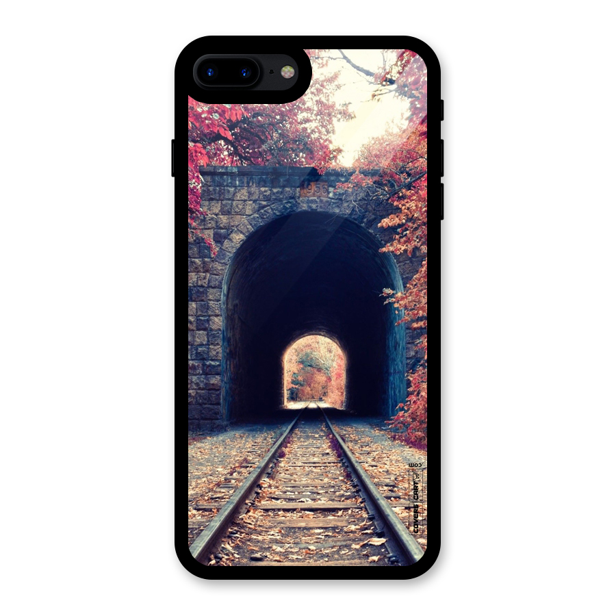 Beautiful Track Glass Back Case for iPhone 7 Plus