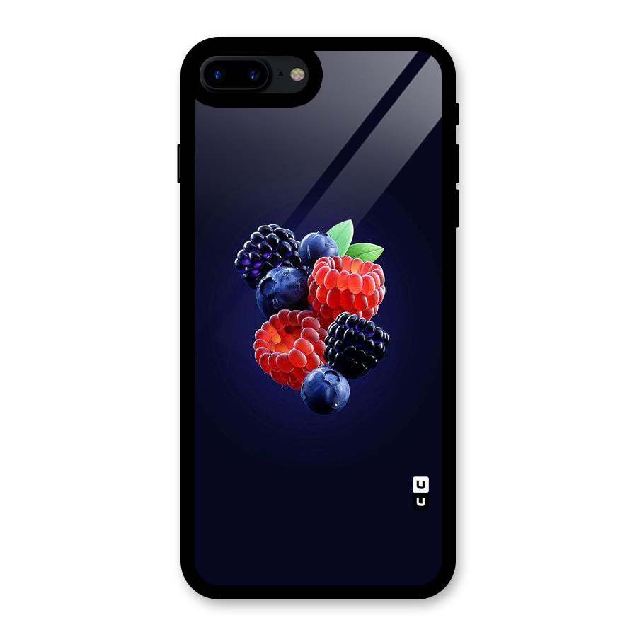 Berry Blast Glass Back Case for iPhone 7 Plus