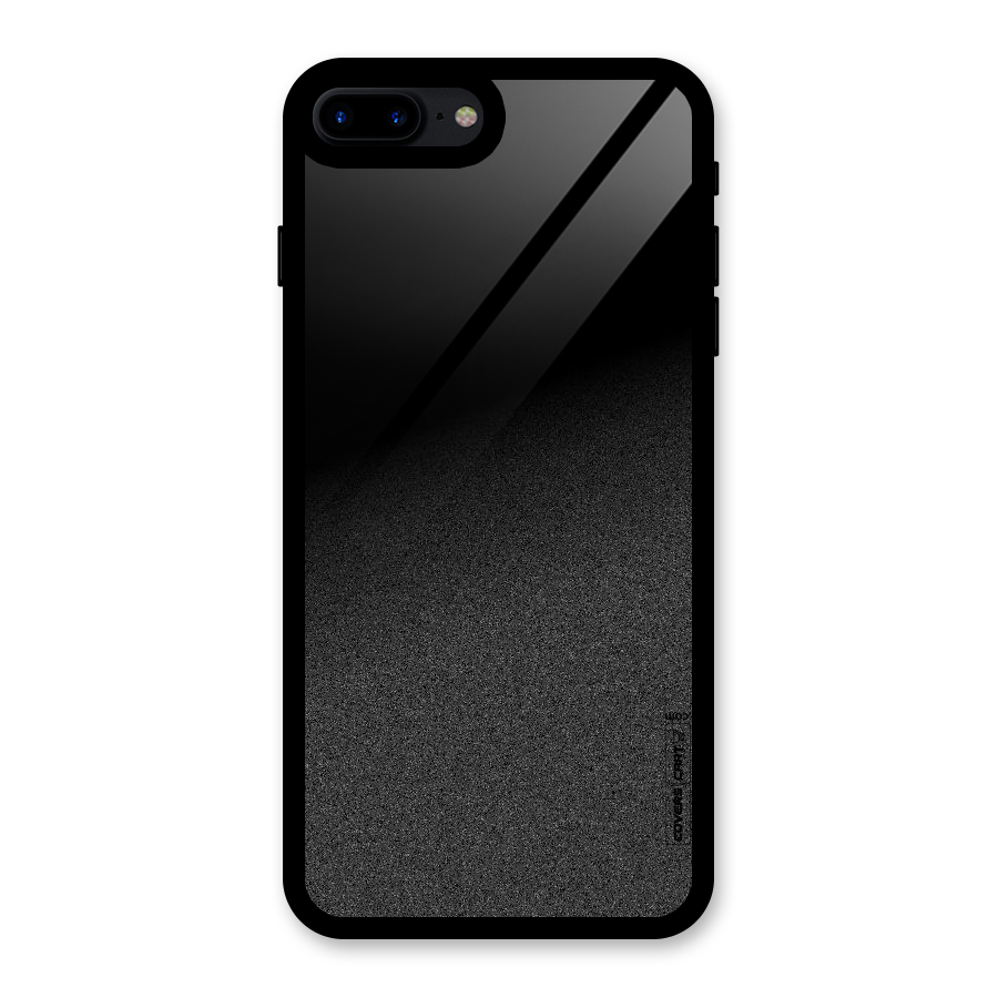 Black Grey Noise Fusion Glass Back Case for iPhone 7 Plus