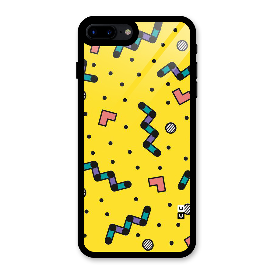 Block Shades Glass Back Case for iPhone 7 Plus