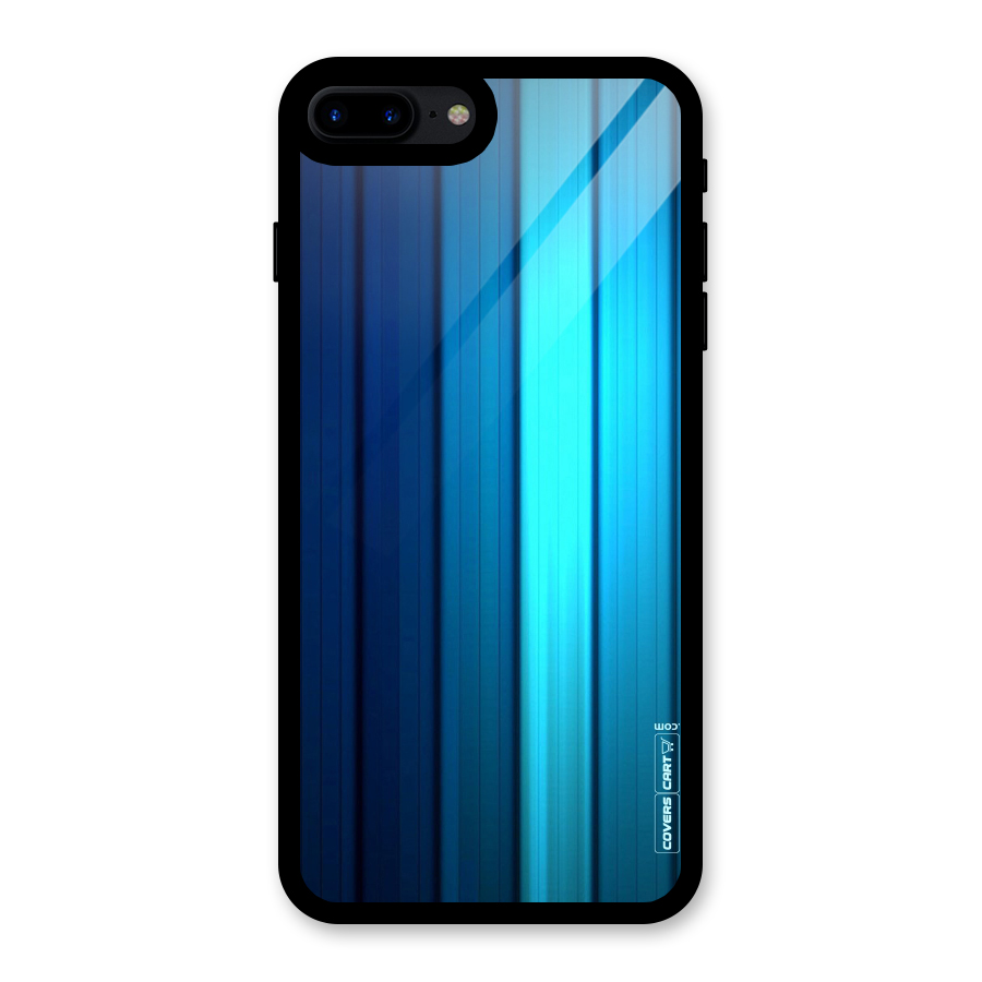 Blue Hues Glass Back Case for iPhone 7 Plus