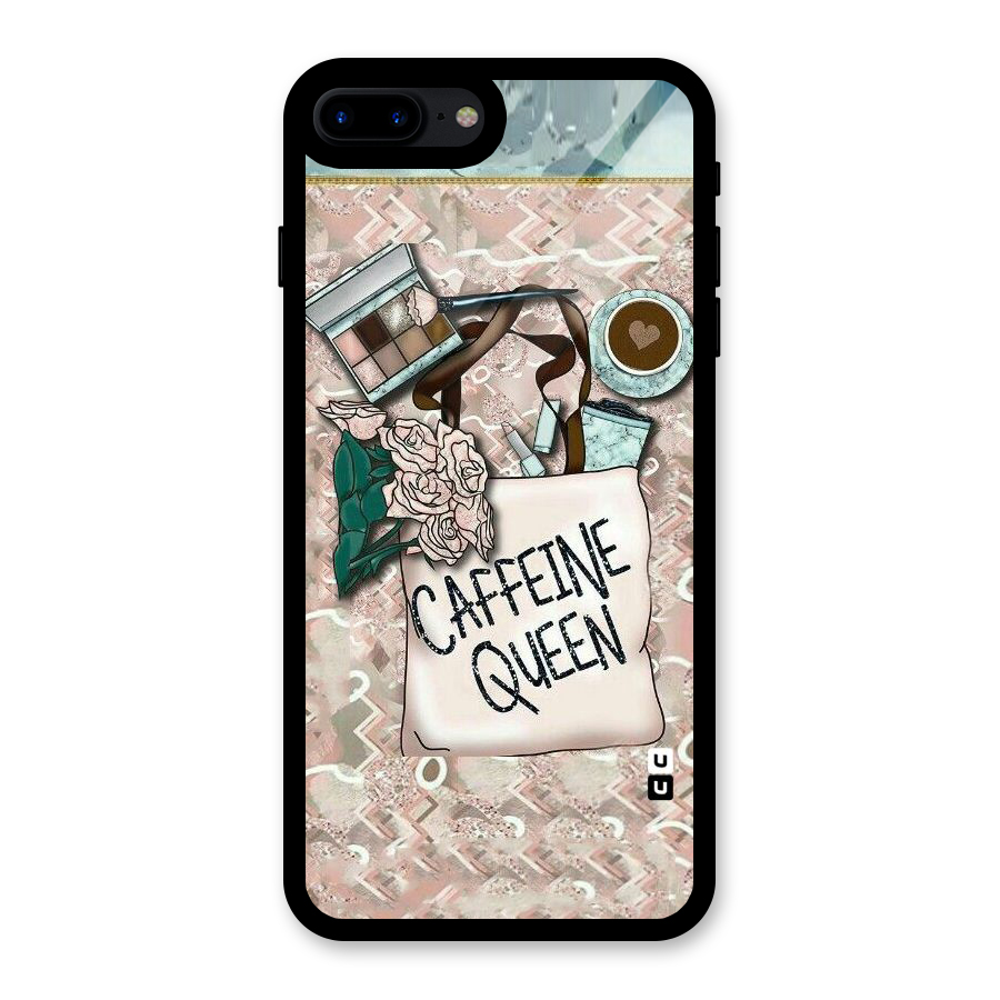 Caffeine Queen Glass Back Case for iPhone 7 Plus