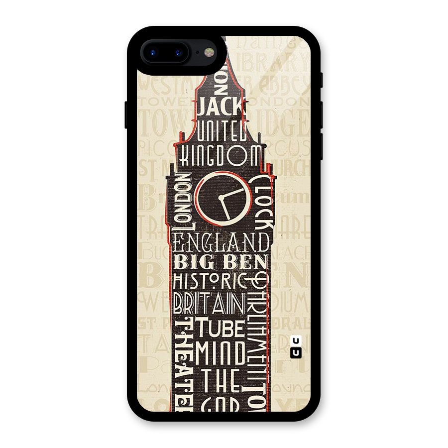Cap City Design Glass Back Case for iPhone 7 Plus