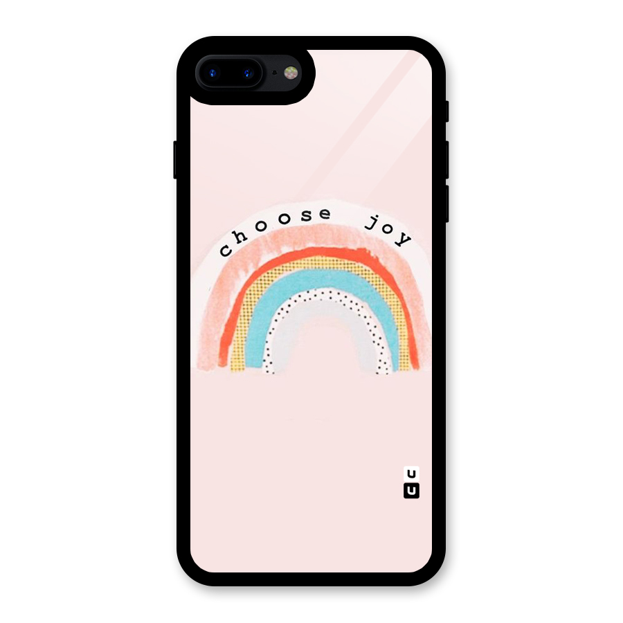 Choose Joy Glass Back Case for iPhone 7 Plus