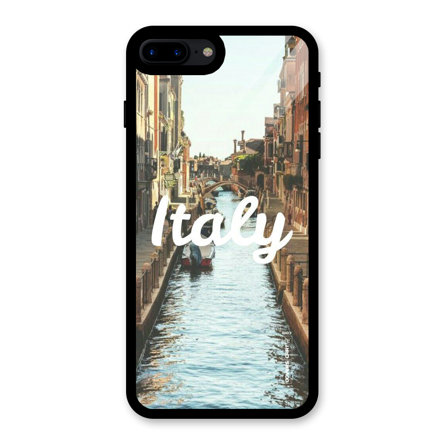 City Travel Glass Back Case for iPhone 7 Plus