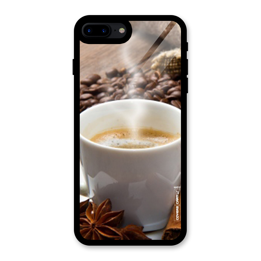 Classic Coffee Beans Glass Back Case for iPhone 7 Plus