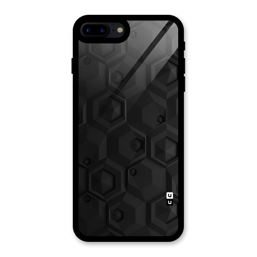 Classic Hexa Glass Back Case for iPhone 7 Plus