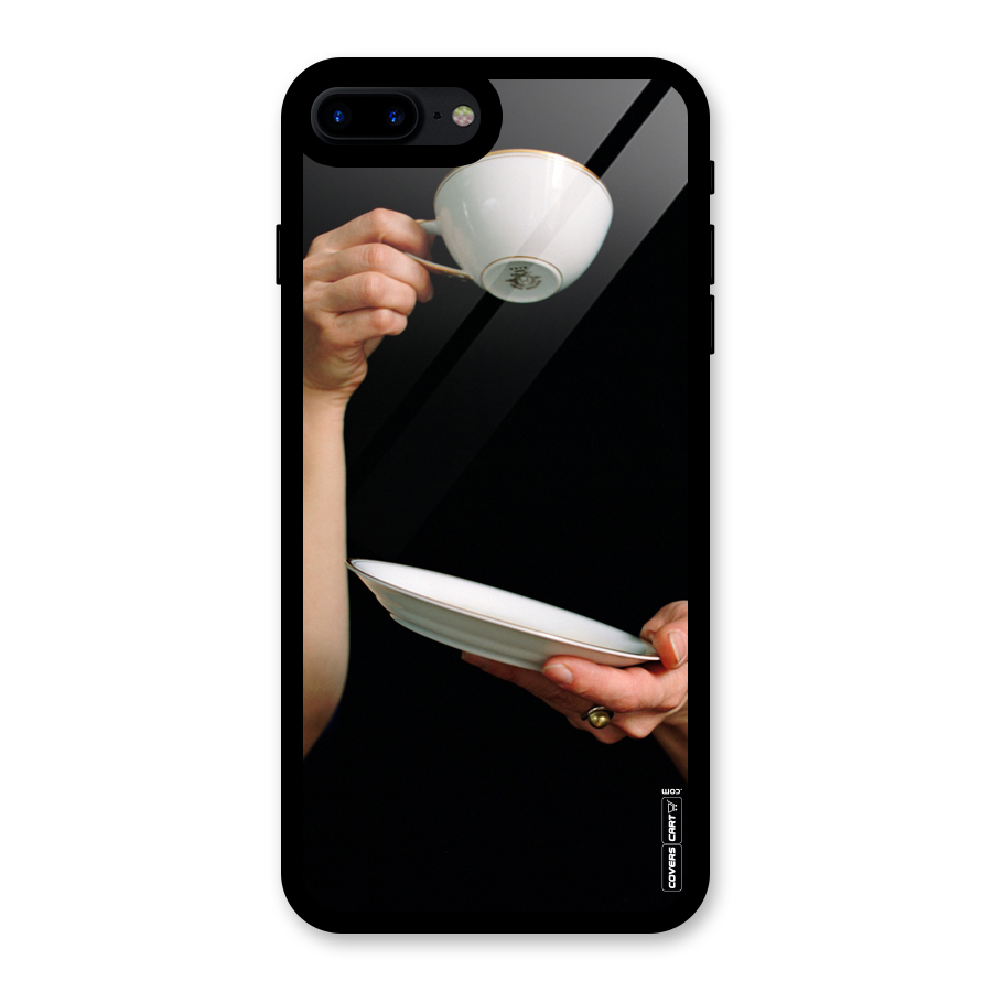 Classic Tea Cup Glass Back Case for iPhone 7 Plus