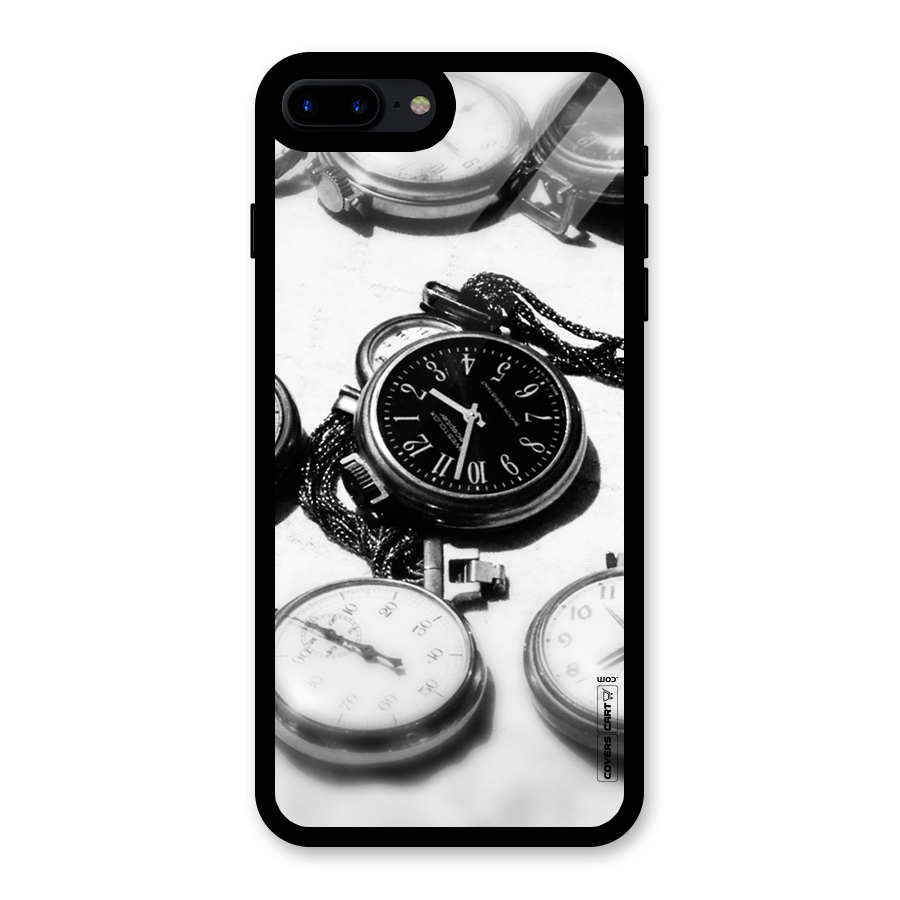 Clock Collection Glass Back Case for iPhone 7 Plus