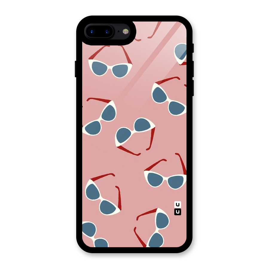 Cool Shades Pattern Glass Back Case for iPhone 7 Plus