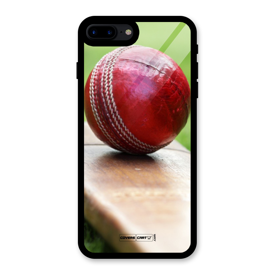 Cricket Bat Ball Glass Back Case for iPhone 7 Plus