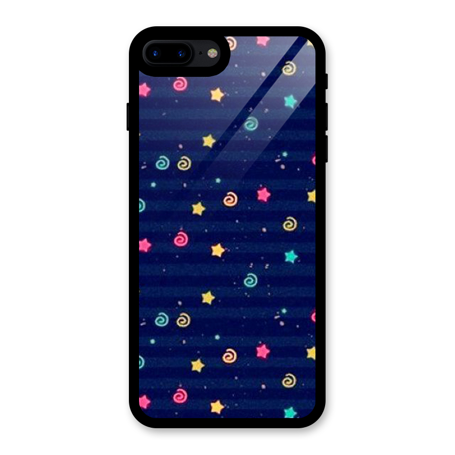 Cute Design Glass Back Case for iPhone 7 Plus