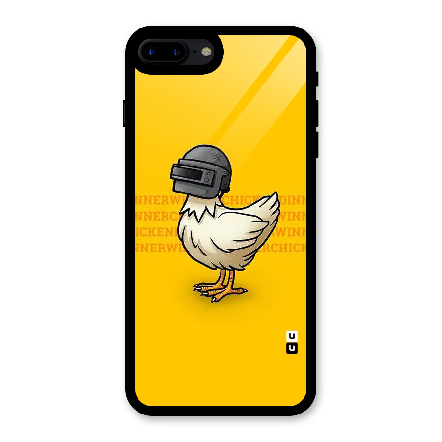 Cute Mask Glass Back Case for iPhone 7 Plus