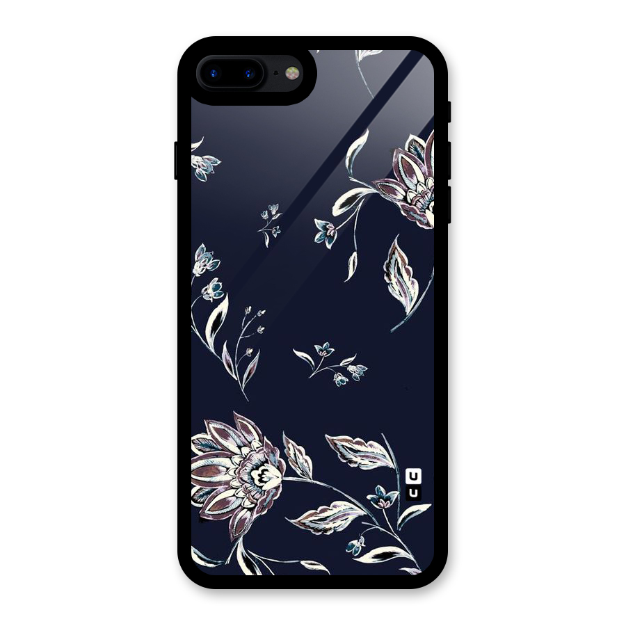 Cute Petals Glass Back Case for iPhone 7 Plus