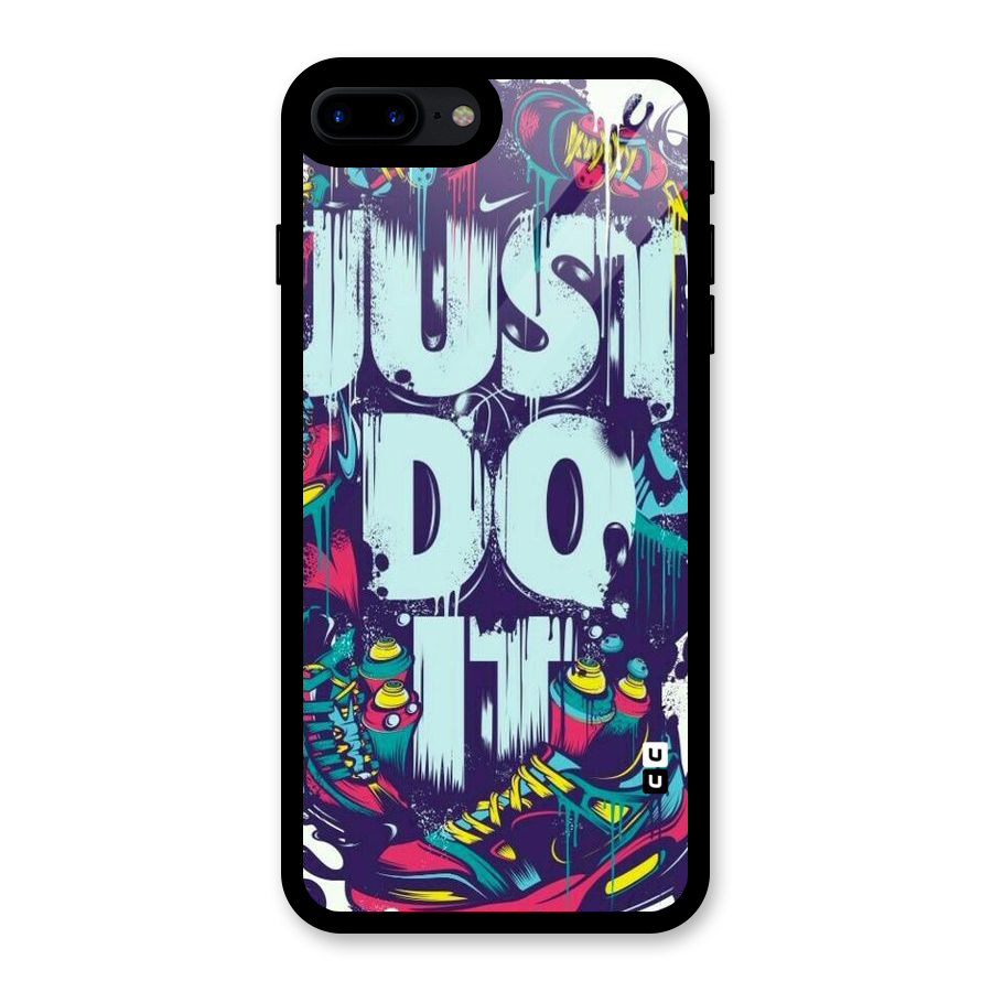 Do It Abstract Glass Back Case for iPhone 7 Plus