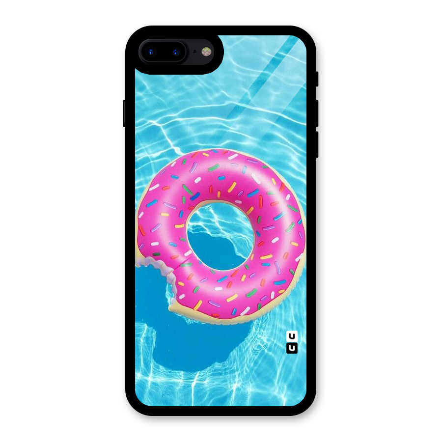 Donut Swim Glass Back Case for iPhone 7 Plus