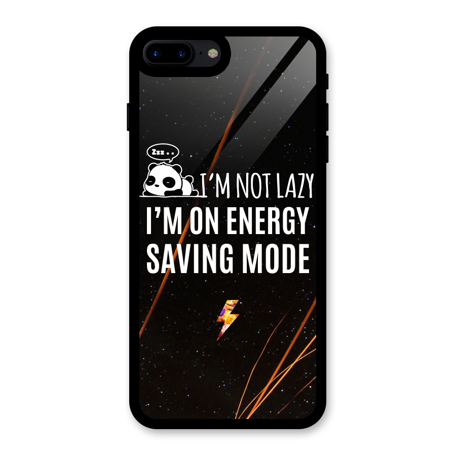 Energy Saving Mode Glass Back Case for iPhone 7 Plus