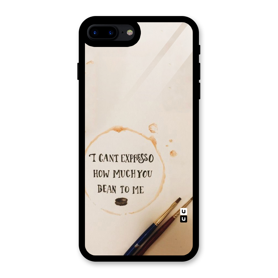 Espresso Bean Glass Back Case for iPhone 7 Plus