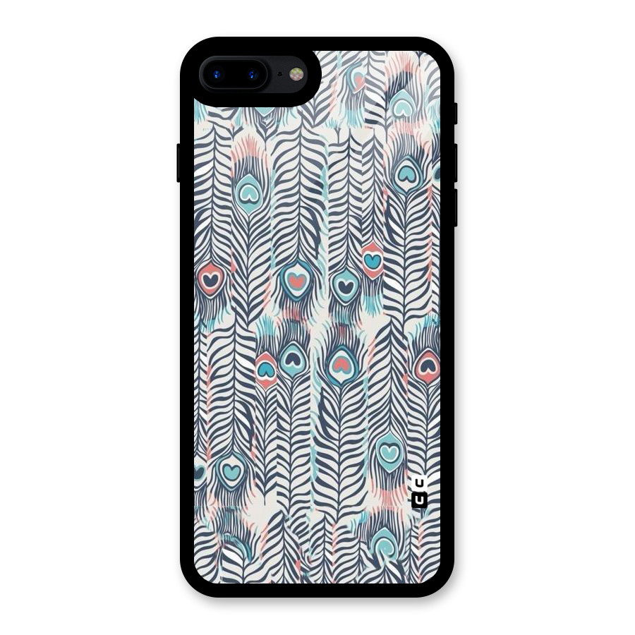 Feather Art Glass Back Case for iPhone 7 Plus