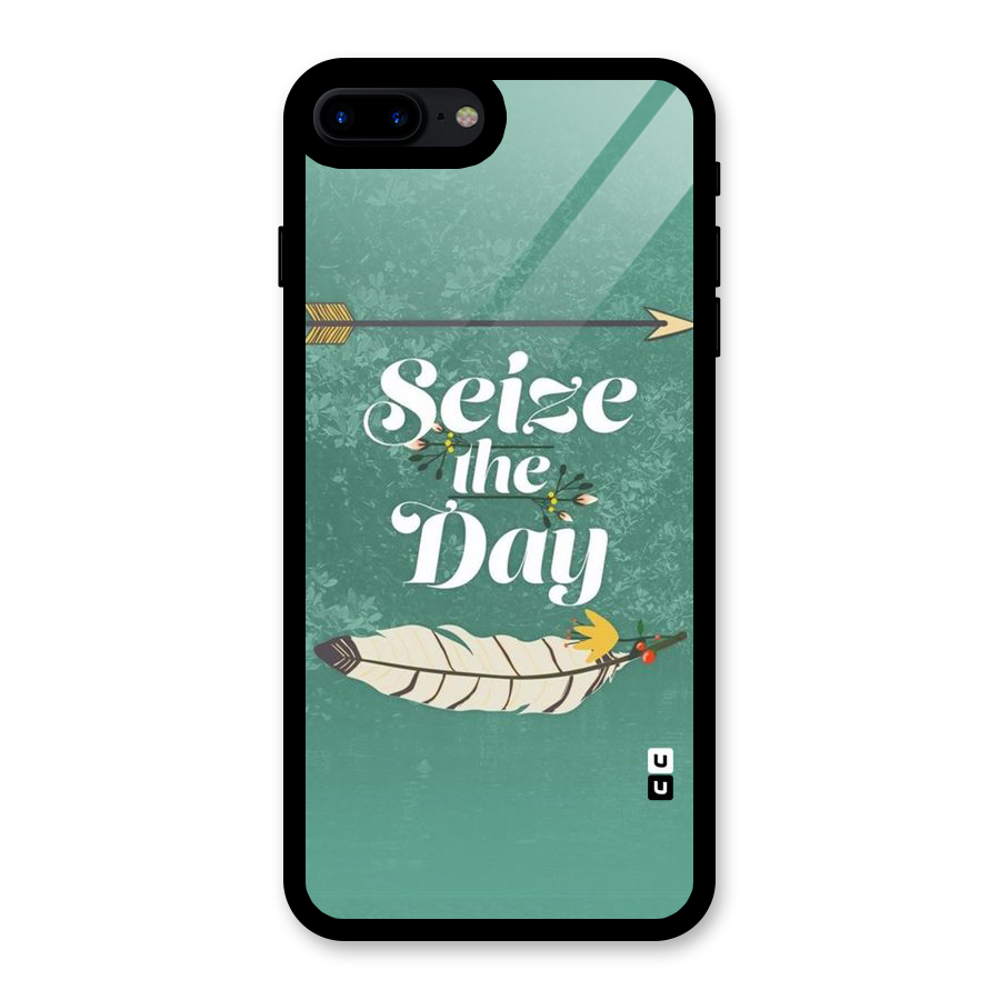 Feather Seize Glass Back Case for iPhone 7 Plus
