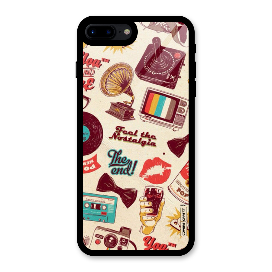 Feel The Nostalgia Glass Back Case for iPhone 7 Plus
