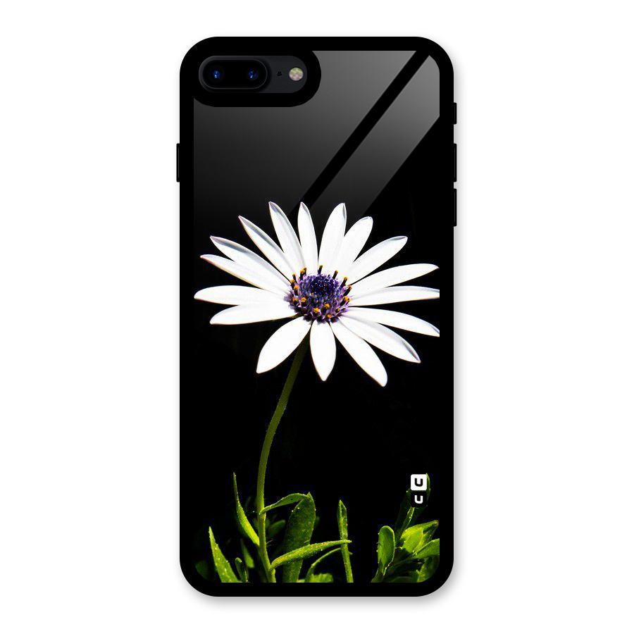 Flower White Spring Glass Back Case for iPhone 7 Plus
