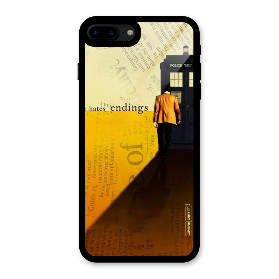 Hates Endings Glass Back Case for iPhone 7 Plus