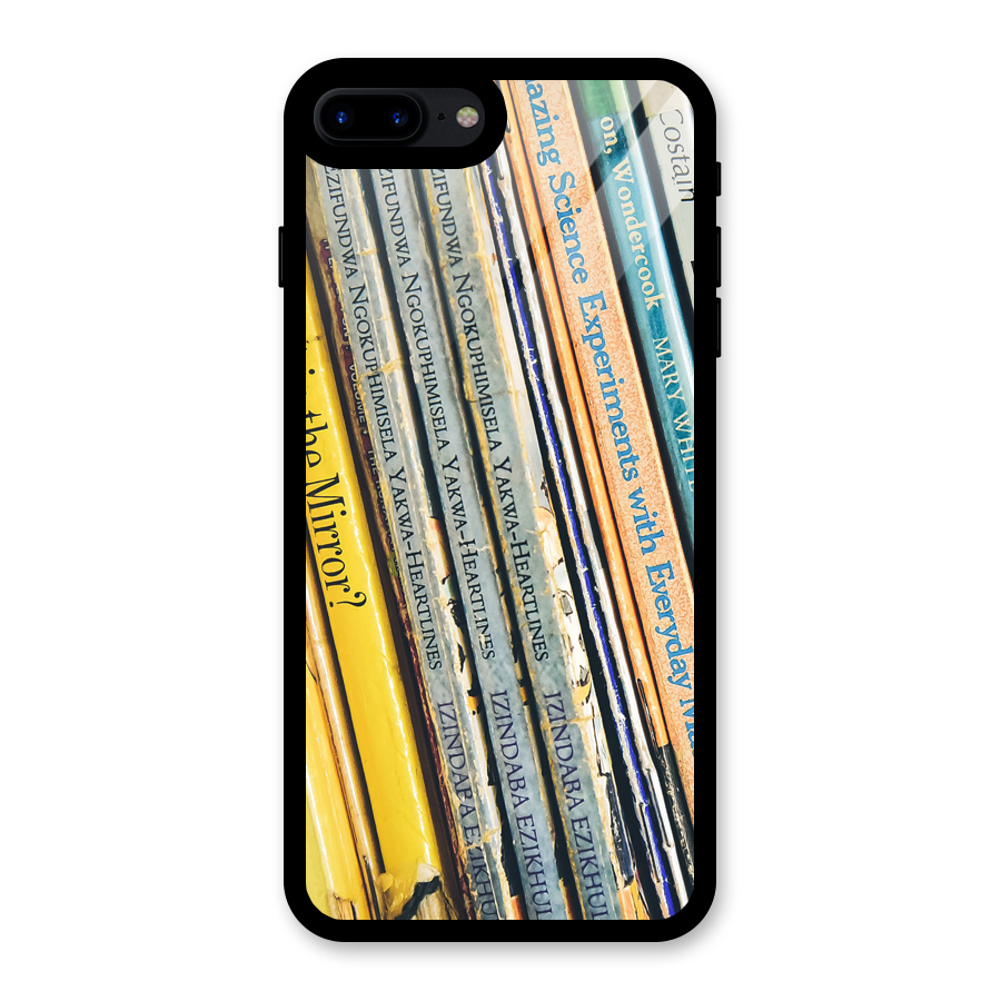 In Love with Books Glass Back Case for iPhone 7 Plus