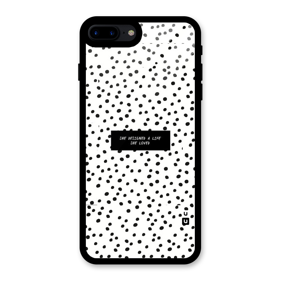 Life Loved Glass Back Case for iPhone 7 Plus