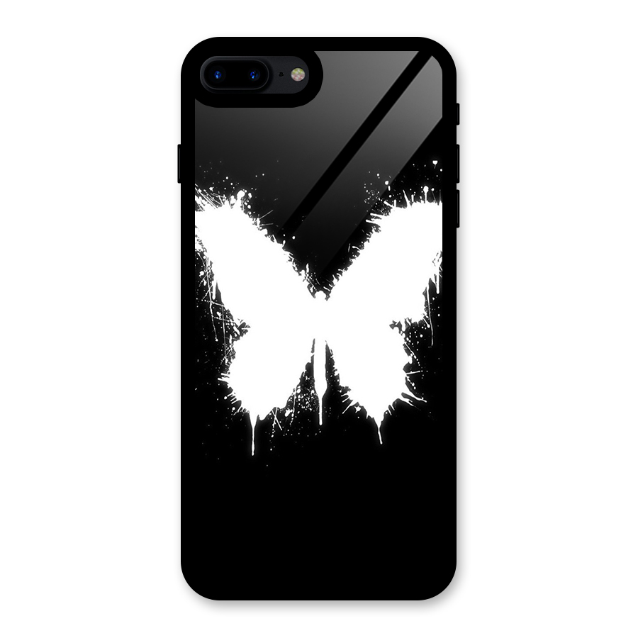 Magic Butterfly Glass Back Case for iPhone 7 Plus
