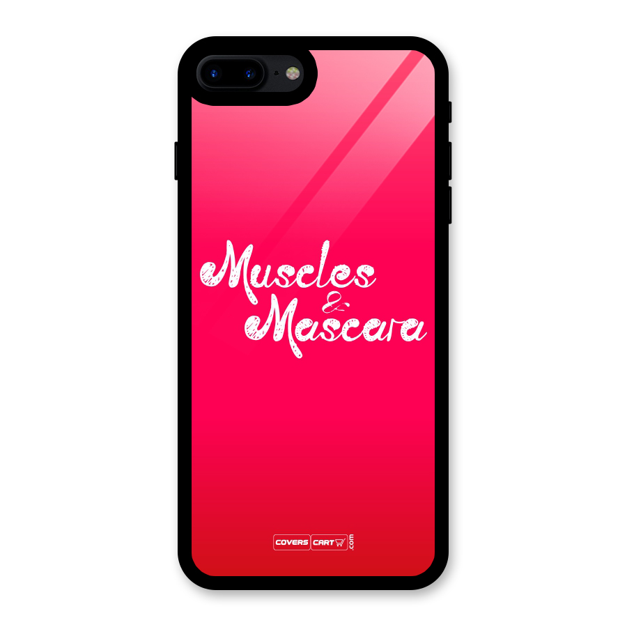 Muscles and Mascara Glass Back Case for iPhone 7 Plus