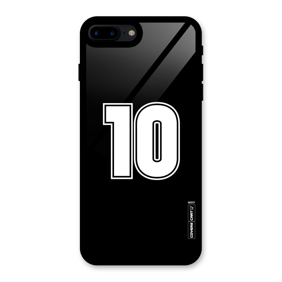 Number 10 Glass Back Case for iPhone 7 Plus