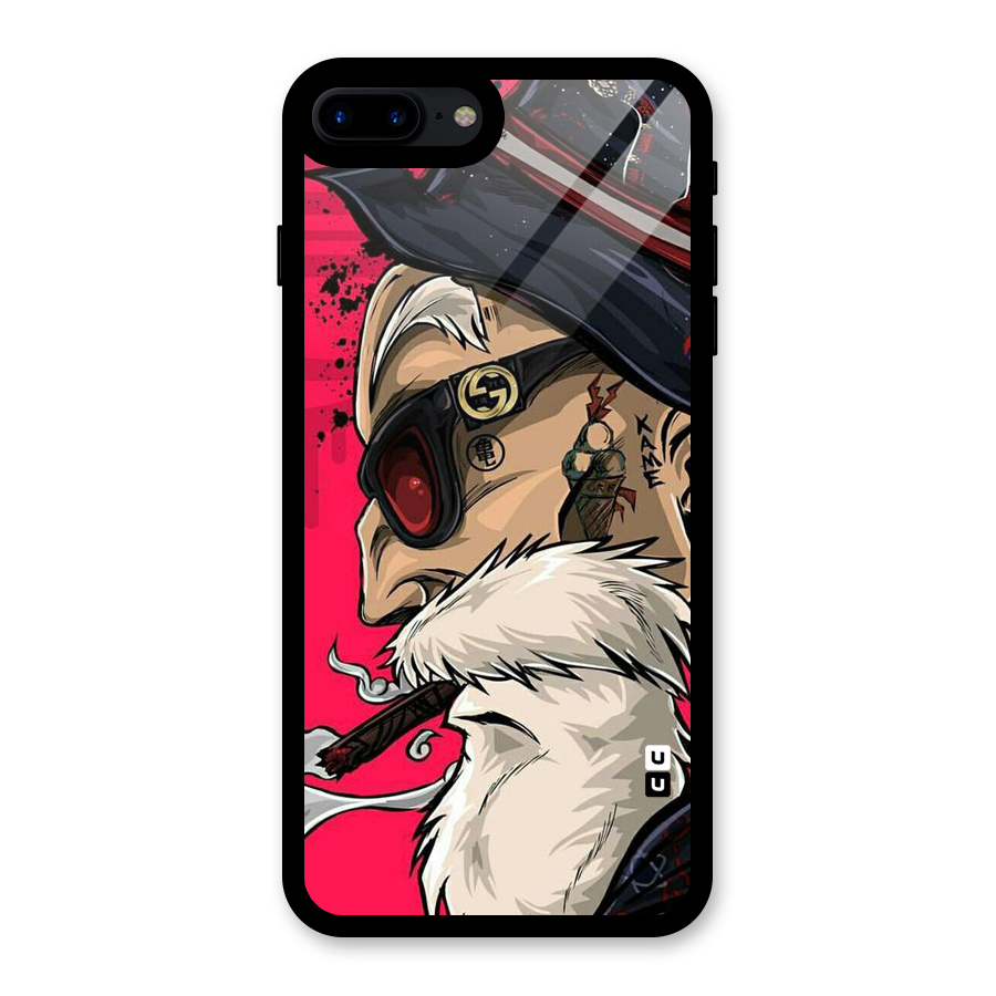Old Man Swag Glass Back Case for iPhone 7 Plus