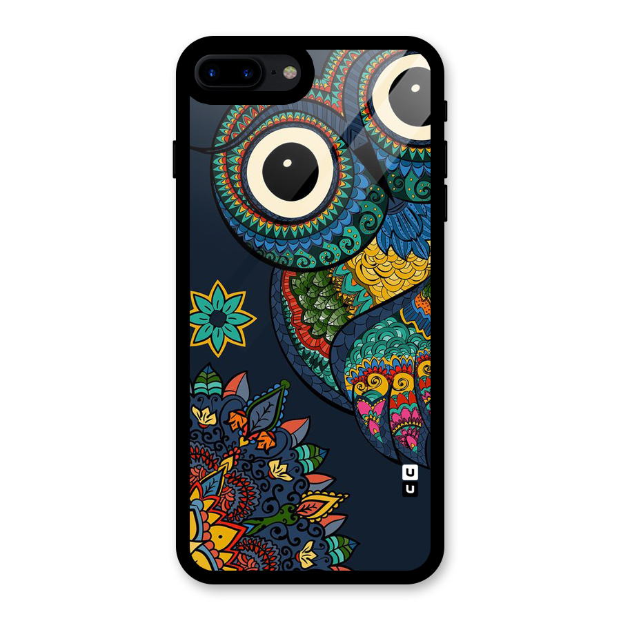 Owl Eyes Glass Back Case for iPhone 7 Plus
