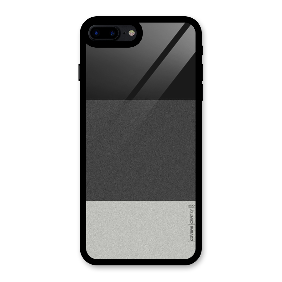 Pastel Black and Grey Glass Back Case for iPhone 7 Plus