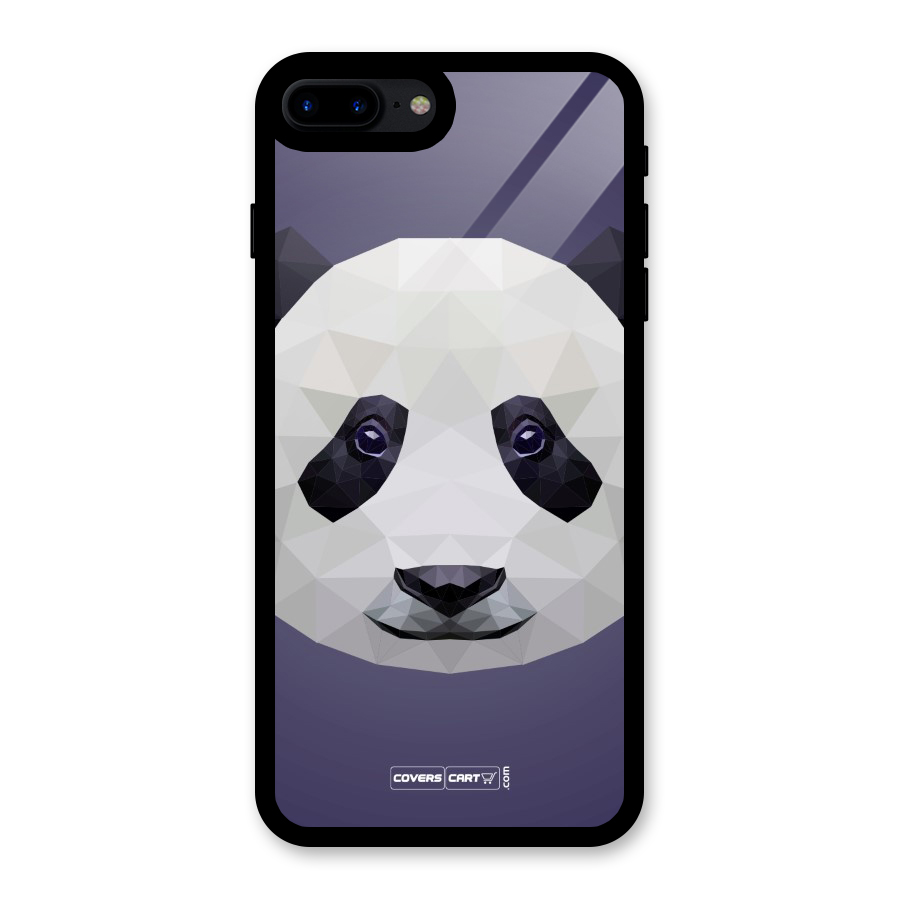 Polygon Panda Glass Back Case for iPhone 7 Plus