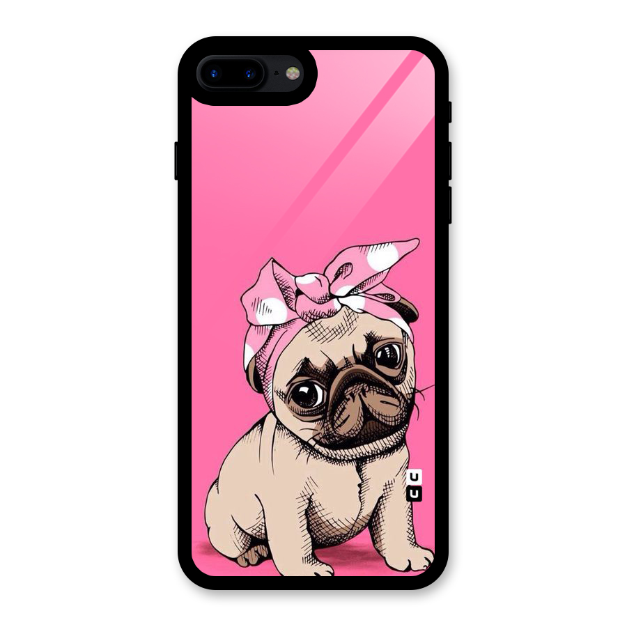 Ribbon Doggo Glass Back Case for iPhone 7 Plus
