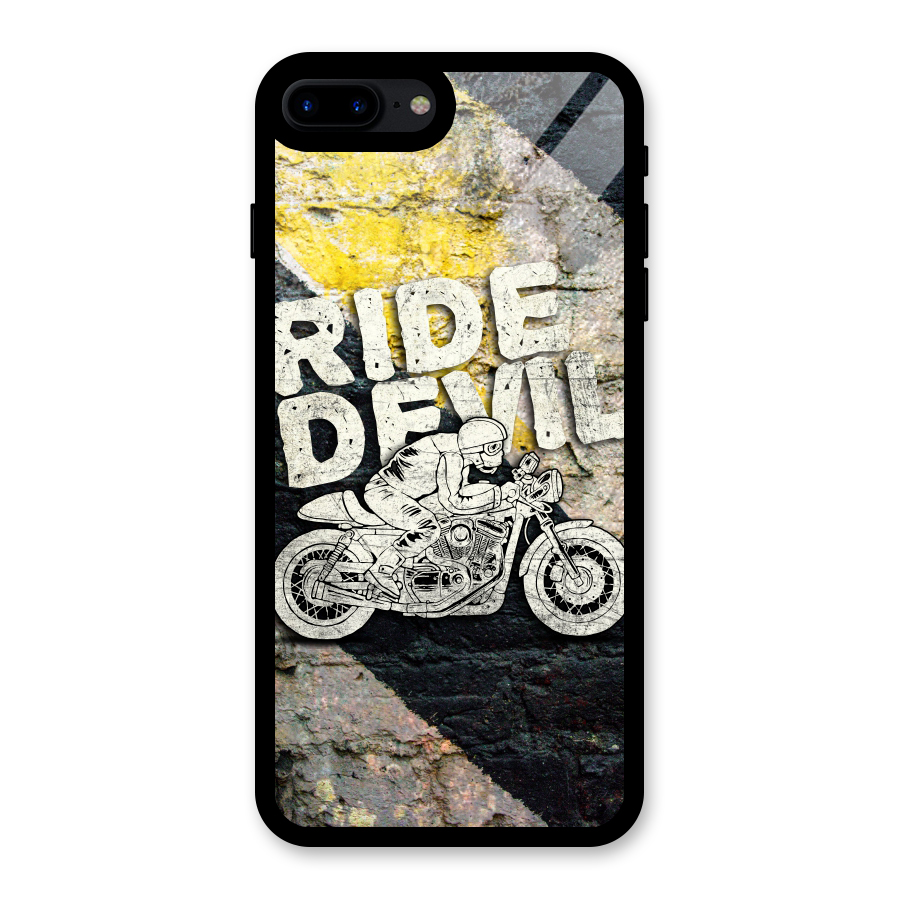 Ride Devil Glass Back Case for iPhone 7 Plus