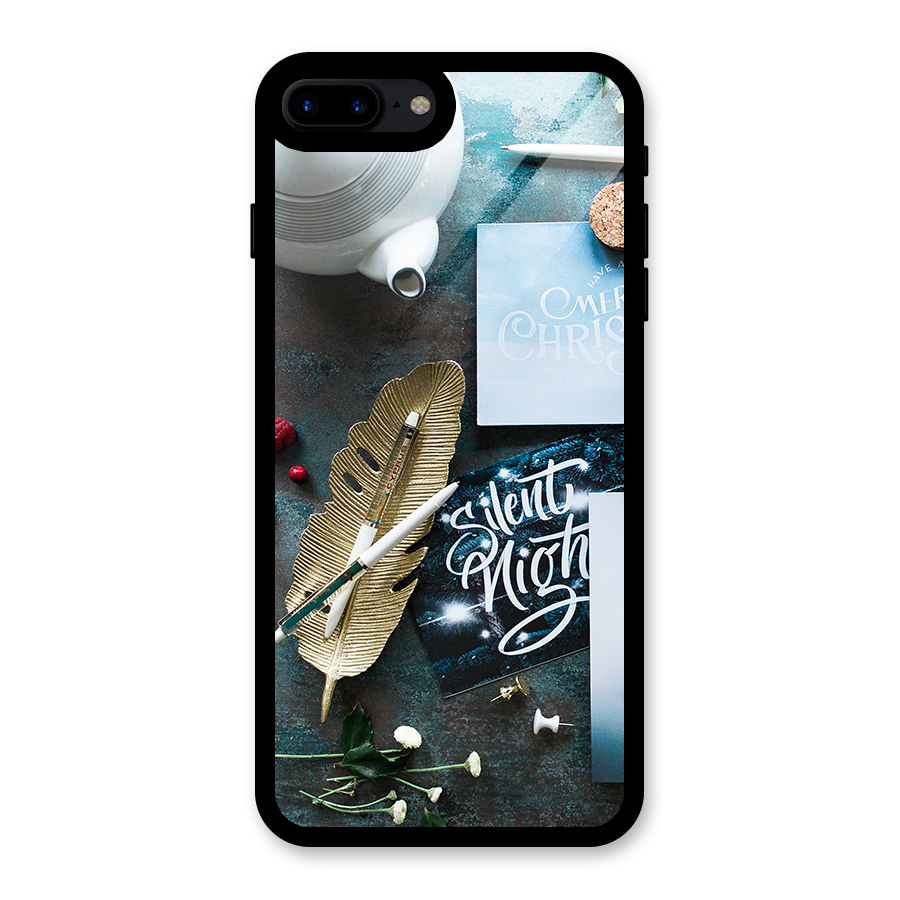 Silent Night Celebrations Glass Back Case for iPhone 7 Plus