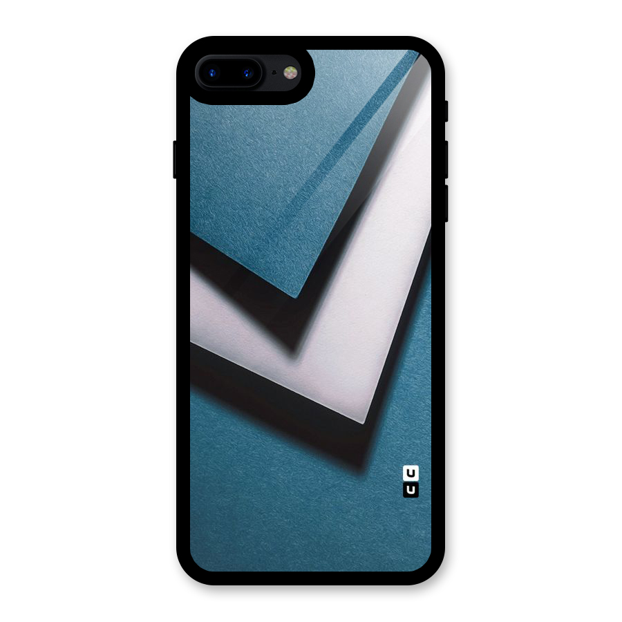 Simple Right Tick Glass Back Case for iPhone 7 Plus