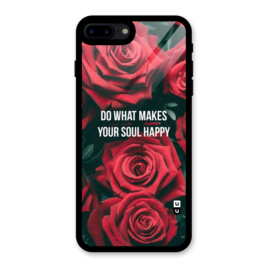Soul Happy Glass Back Case for iPhone 7 Plus