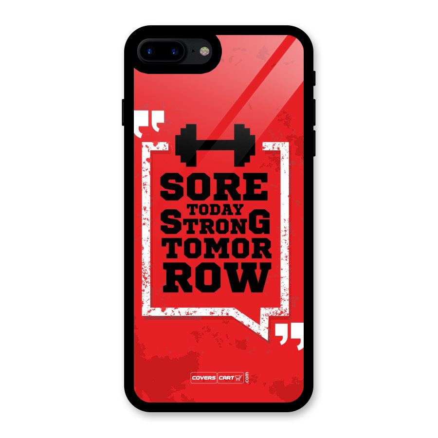 Stay Strong Glass Back Case for iPhone 7 Plus