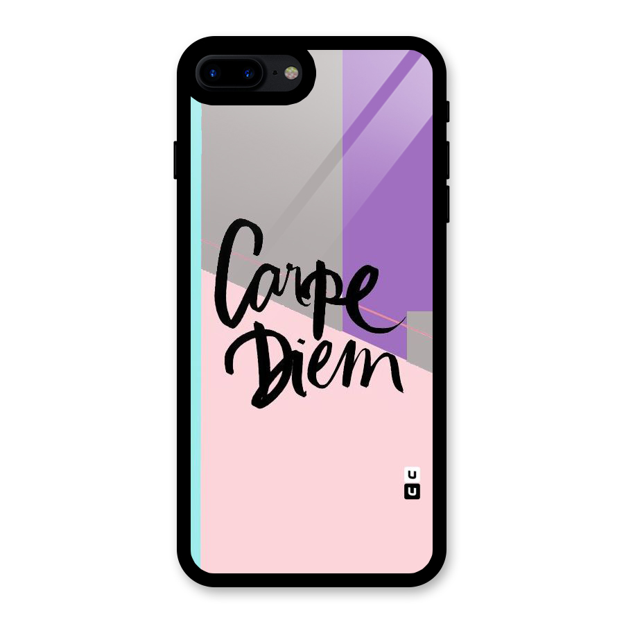 Stripes Black Diem Glass Back Case for iPhone 7 Plus